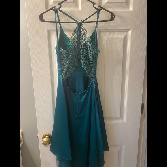 Green prom/cocktail dress - Picture 2 of 2